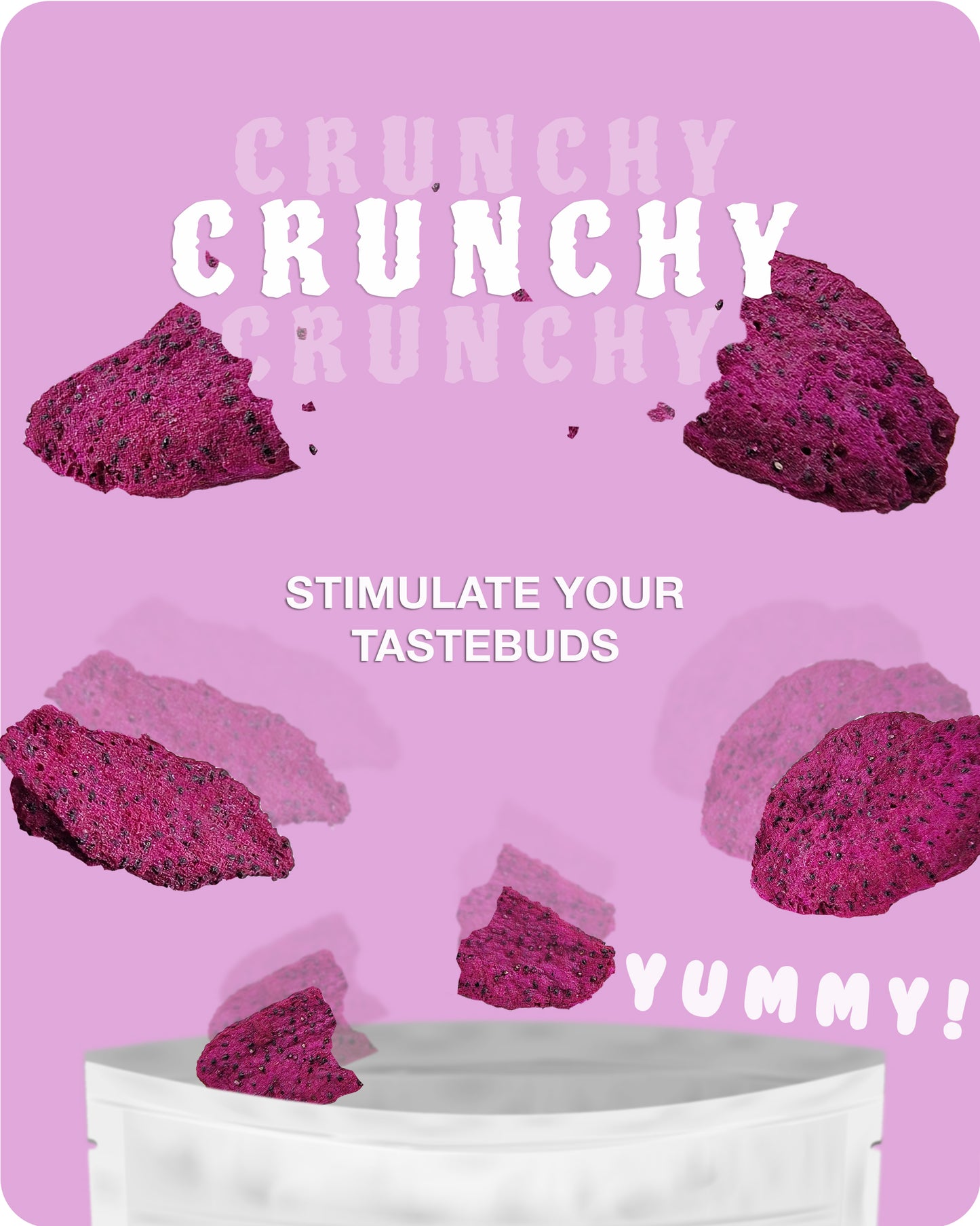 
                  
                    Freeze Dried Dragon Fruit – Large Crunchy Pieces – 100% Natural Fruit – 6 oz.
                  
                